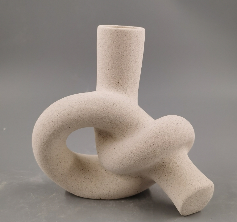 Sand glazed Ceramic candle holders for taper candles